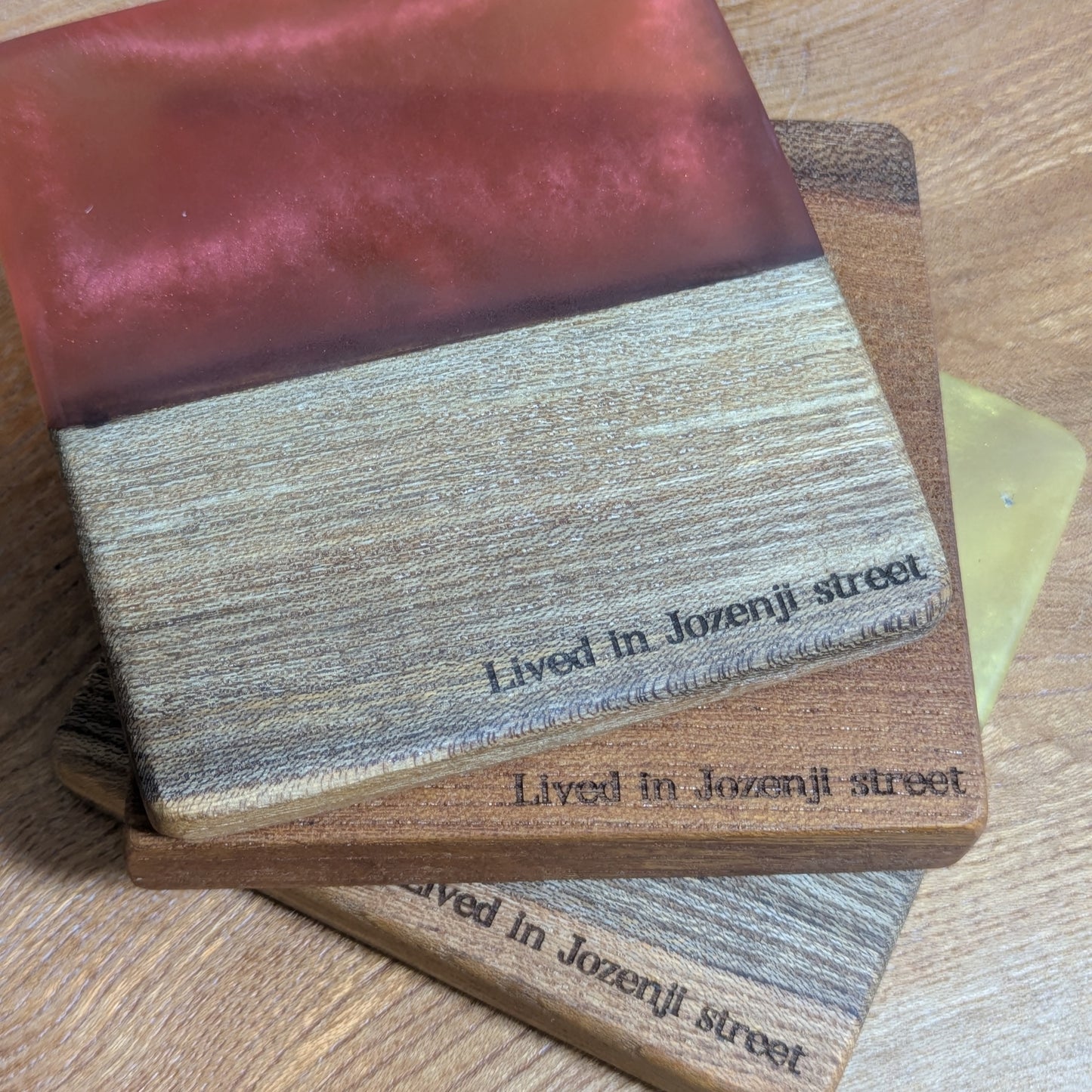 定禅寺通ケヤキレジンコースター【仙台・定禅寺通】