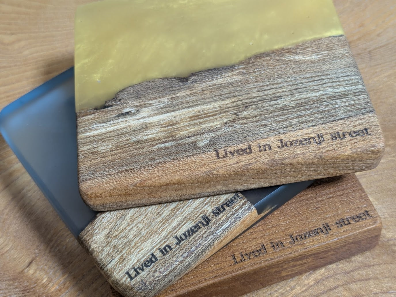 定禅寺通ケヤキレジンコースター【仙台・定禅寺通】